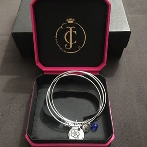 Juicy Couture Silver Bangle Bracelets